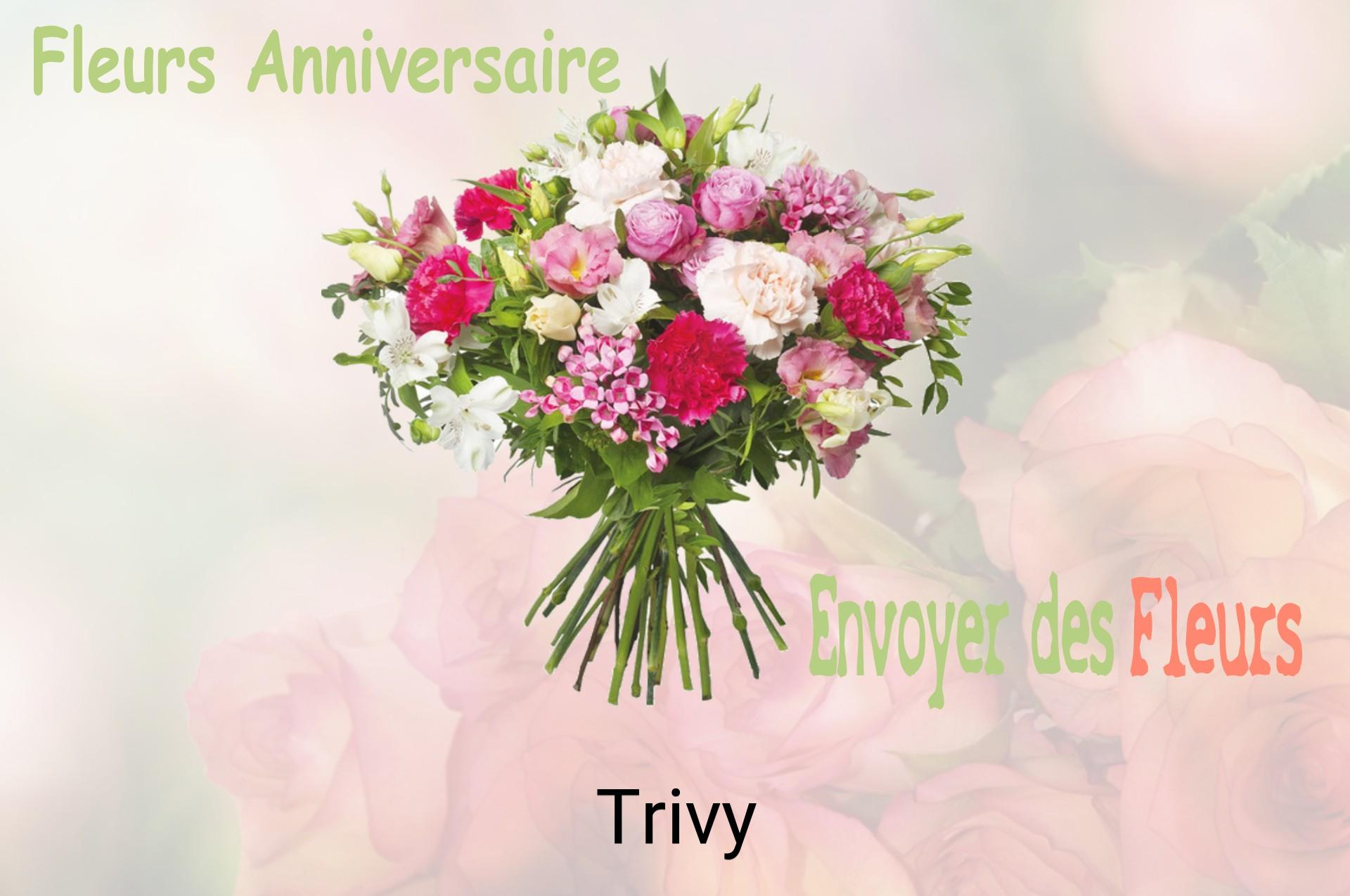 Bouquet de fleurs d’anniversaire livré à Trivy